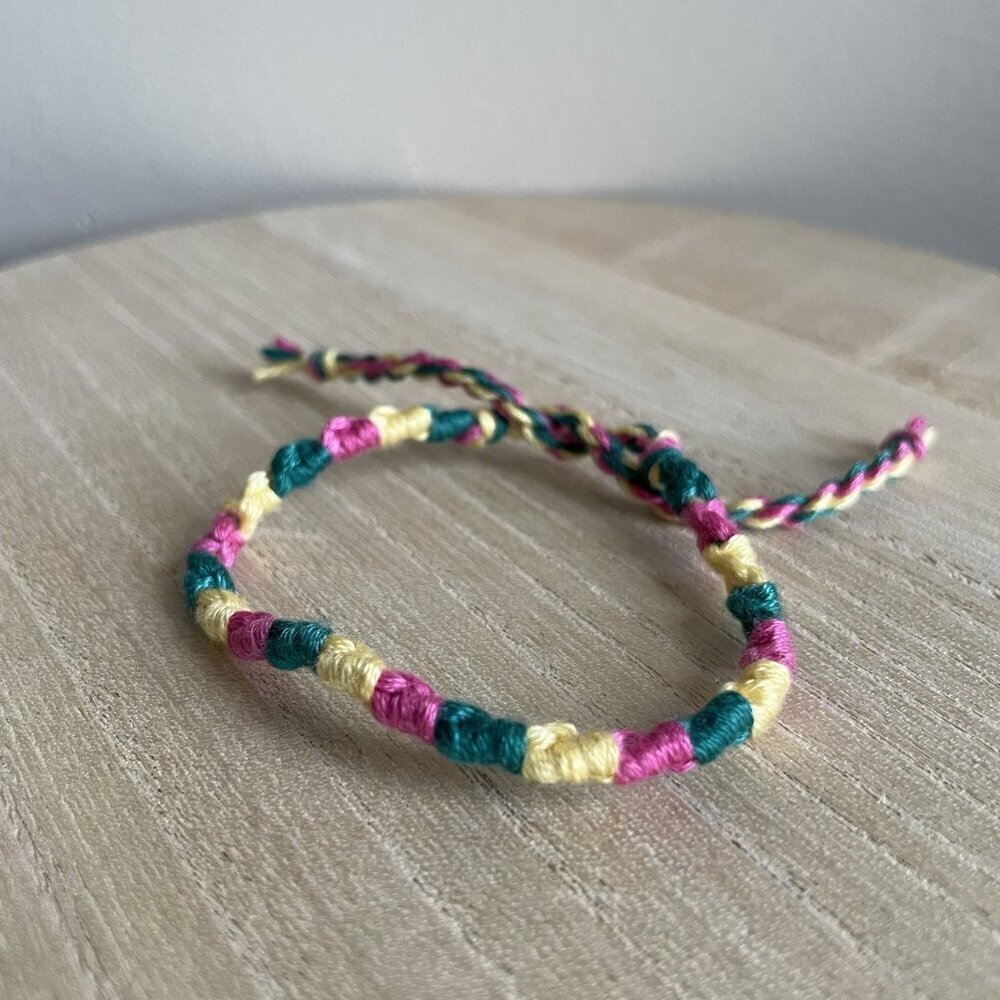 Koko Bracelet, anklet, trendy, comfortable, tie, embroidery thread, woven, gift,